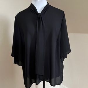 Eloquii Bow Tie Blouse - 18